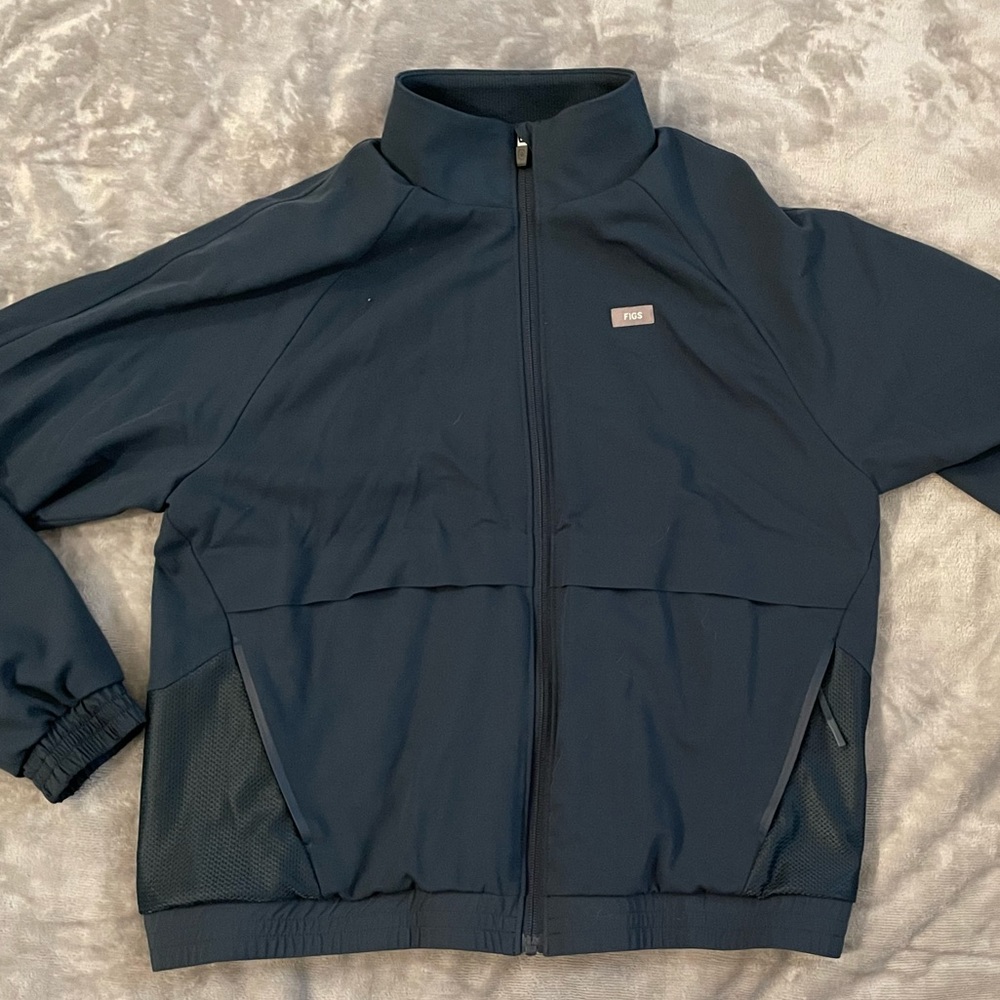 FIGS Dark Harbor Sydney Scrubs Performance Jacket SMALL